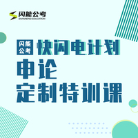 闪能申论定制特训课